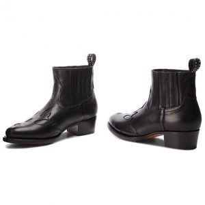 New Karl Lagerfeld Ankle Cowboy Boots